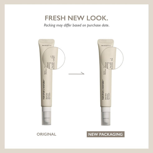 haruharu wonder Black Rice Bakuchiol Eye Cream – Gentle Retinol Alternative for Fine Lines & Dark Circles with Fermented Black Rice